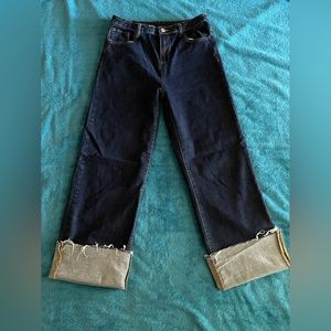 High Rise Cropped Jeans - Wisteria Lane